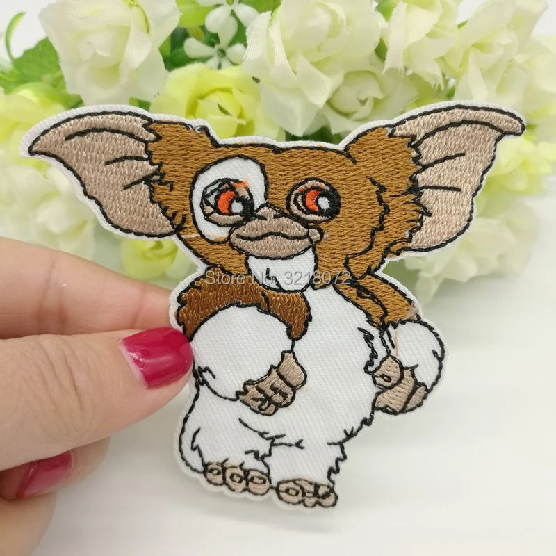 

Gremlins Cute Gizmo The Mogwai Movie Tv Patches Embroidery Iron On Patch Stickers For Clothing Applique Sewing