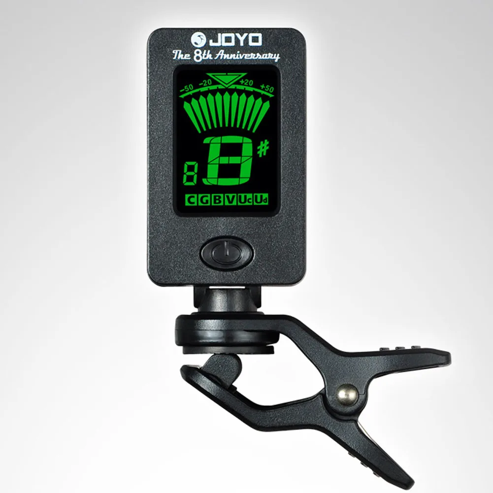 Clip-on Electric Tuner for Guitar Chromatic Bass Violin Ukulele Universal Portable | Спорт и развлечения