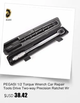 PEGASI 3/8 динамометрический ключ инструменты для ремонта автомобиля привод 5-210N.m двухсторонний точный Трещоточный ключ инструмент для ремонта