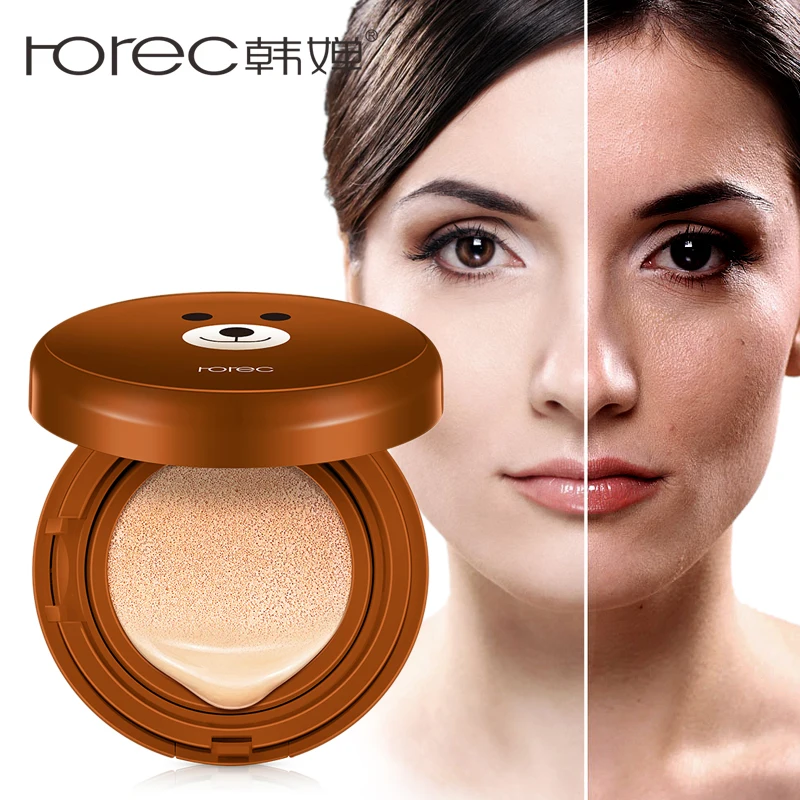 

ROREC Air Cushion BB &CC Creams Liquid Foundation Concealer Makeup Base Primer Cosmetics BB Face Cream Oil Control Brighten Skin