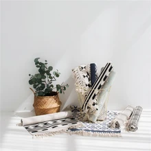 Хлопковые мягкие ковры с кисточками для гостиной, спальни, под стол, коврики, Декор для дома, ковер для пола, двери, коврики в скандинавском стиле