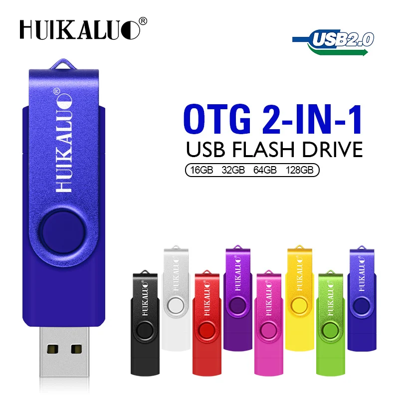 

Hot Sale OTG USB Flash Drive 64GB usb 2.0 memory stick otg pen drive for Smartphone Pendrive 4g 8g 16g 32GB flash disk 128GB
