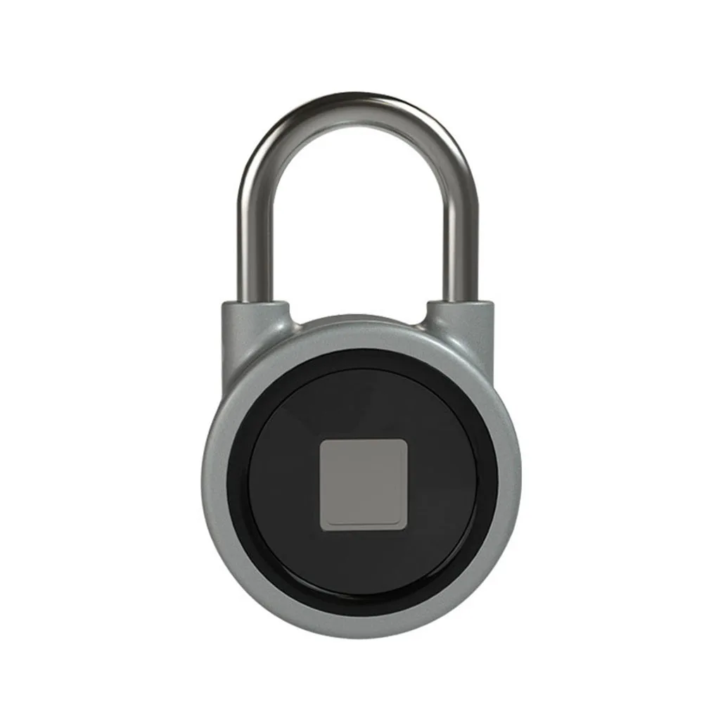 

Fingerprint Recognition Bluetooth Lock APP Control Anti Theft Padlock for Gate Luggage Bicycle SKD88