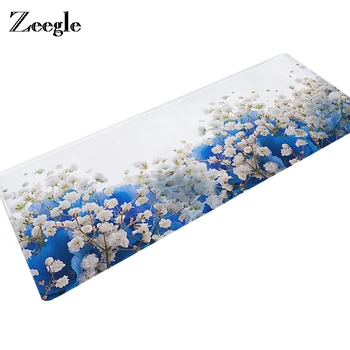 

Zeegle Anti-Slip Floor Mats Flower Printed Welcome Mat Kitchen Door Carpet Doormats Floor Mat Living Room Prayer Rug