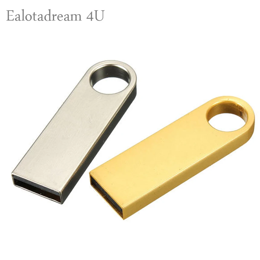 Ealotadream 4U флеш-диск USB 2 0 128 Гб 64 ГБ 32 16 8 4 мини флеш-накопитель металлический Флешка