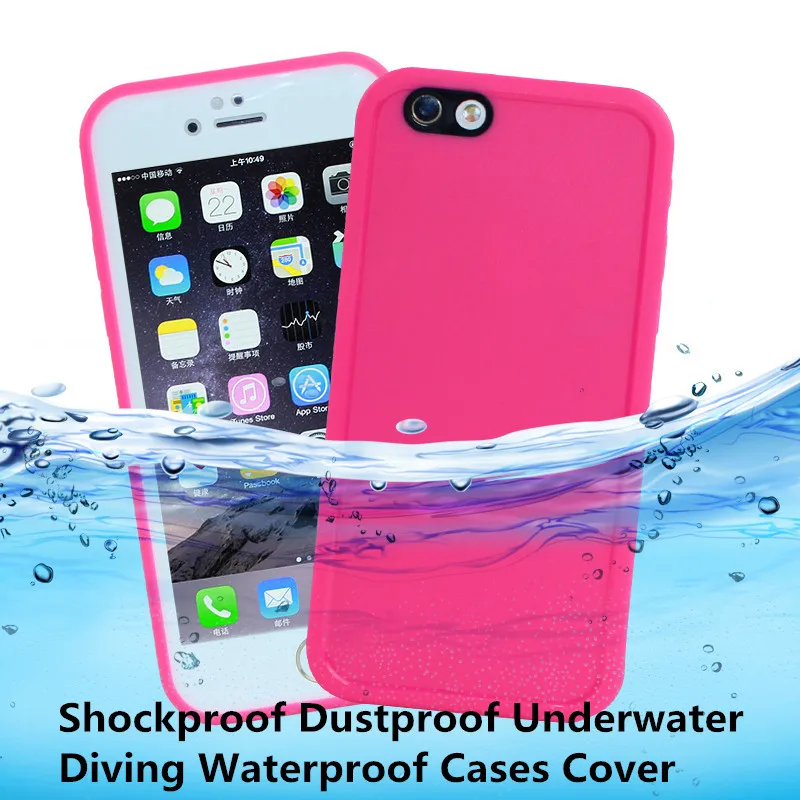 Dustproof Shockproof Underwater Diving Waterproof Cases Cover For iphone 7 6 6S Plus 5 5S SE Phone Bag Shell Outdoor Case |