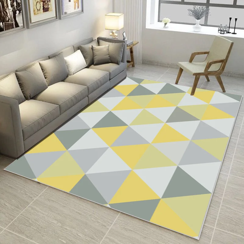 

3D Vintage Carpet High Density Washed Art Anti-slip Rugs Pad Bedside Blanket Prayer Parlor Hotel Bedroom Home Floor Mat