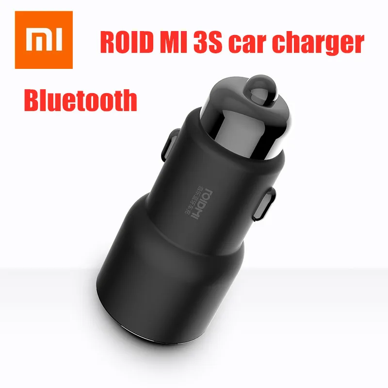 

Xiaomi ROIDMI 3S Bluetooth 5V 3.4A Car Charger Music Player FM Smart APP for iPhone and Android Smart Control MP3 Playe