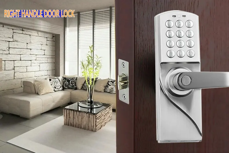 Teclado Digital electrónico/código sin llave cerradura de puerta de