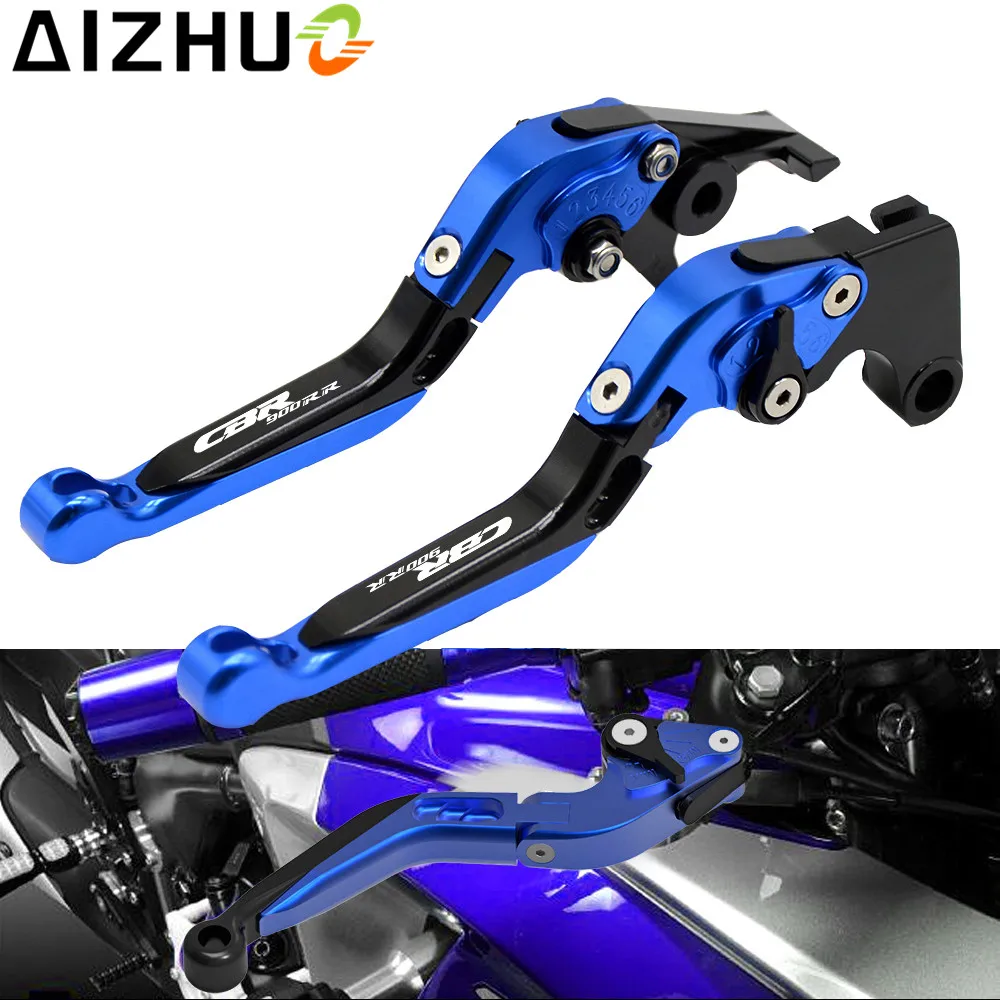CBR900RR LOGO  Motorcycle Clutch Brake Lever Extendable Adjustable CNC Aluminum Levers For Honda CBR900RR CBR 900RR 1993-1999