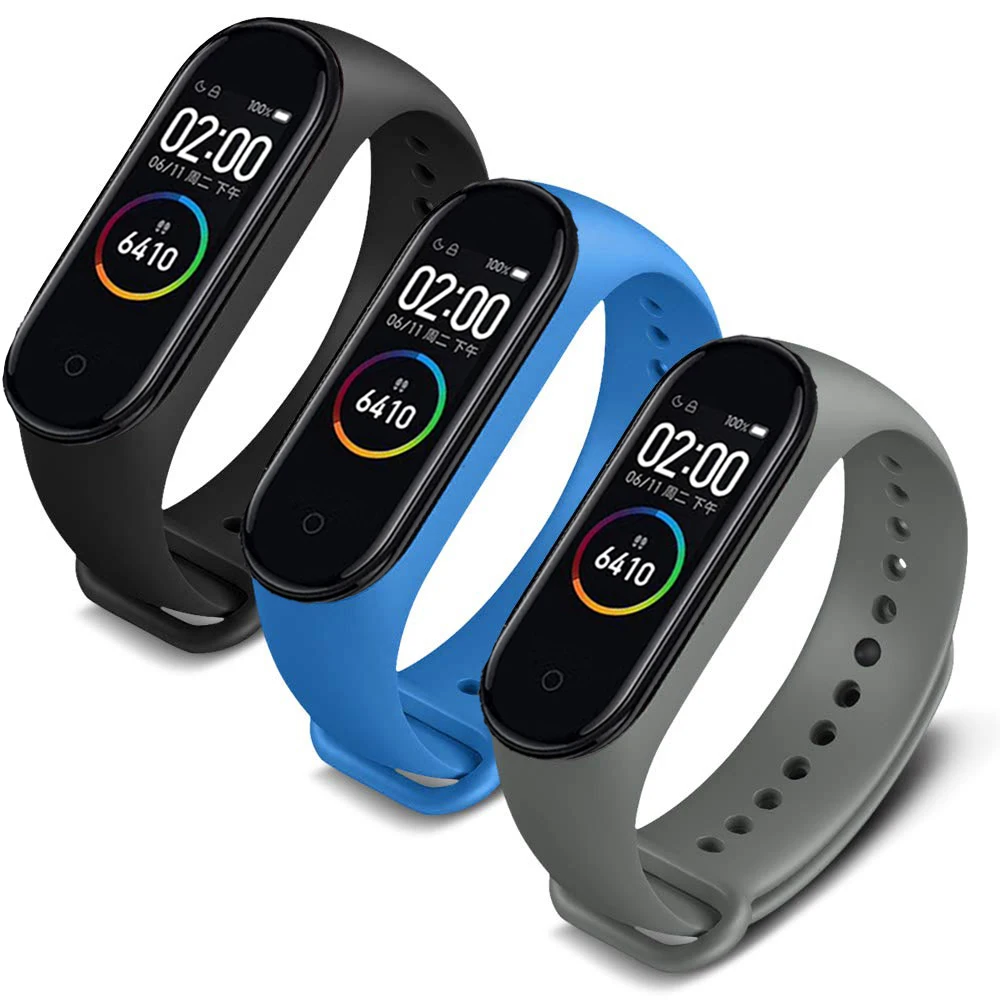 Mi Band 4 3 ремешок на запястье для Xiaomi mi Band 3 4 Браслет Силиконовый mi band 3 4 NFC Карлос Корреа Аксессуары смарт-защита 10 шт