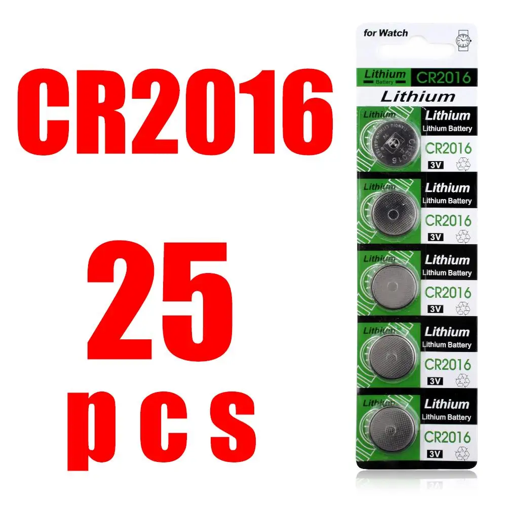 YCDC dl2016 kcr2016 cr2016 lm2016 br2016 3 В литиевая батарея для монет оптом 25 шт. для игрушек, калькуляторов, камер, часов, часов