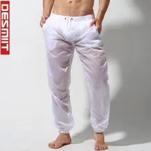 Прозрачные купальники купальные брюки и УФ защитный костюм для серфинга пляжные брюки нейлоновые быстросохнущие Длинные плавки Desmiit сексуальный купальник для мужчин