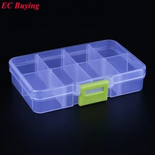 1pcs New Arrival SMD SMT IC 8 cells Electronic Component Mini Storage Box Jewelry Storaged Case 107*68*22 mm