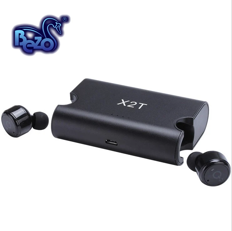 bezo x1t tws mini wireless ears bluetooth earphone in-ear music hifi Mega bass stereo active noise cancelling with mic general |