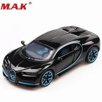 

1:32 scale car model Bugatti chiron alloy diecast model car with sound&light pull back model car toy cars kids toys collection