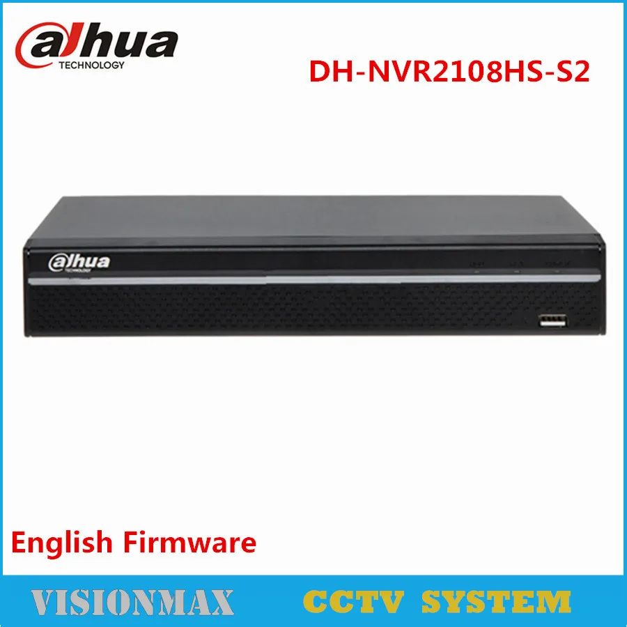 Dahua 8CH NVR NVR2108HS S2 до 6Mp ip камера ONVIF воспроизведения обнаружения HDMI VGA P2P HDD сети