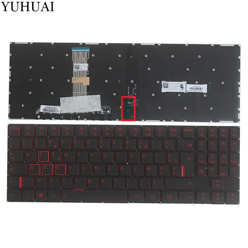 

New French keyboard for Lenovo Legion Y520 Y520-15IKB R720 Y720 Y720-15IKB FR laptop Keyboard with Backlit NO Frame