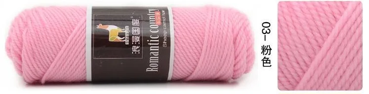 5 шт. = 500 г цветная толстая пряжа для вязания детей, шерстяная пряжа для ручного вязания, Альпака шерстяная пряжа - Цвет: 03