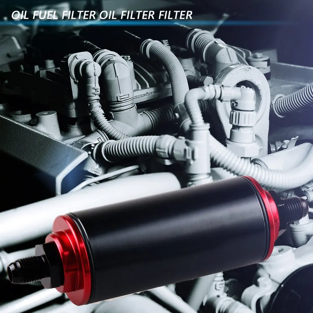 

Car modified engine oil capture tank filter separator waste oil modified universal oil fuel filter oil filter filter