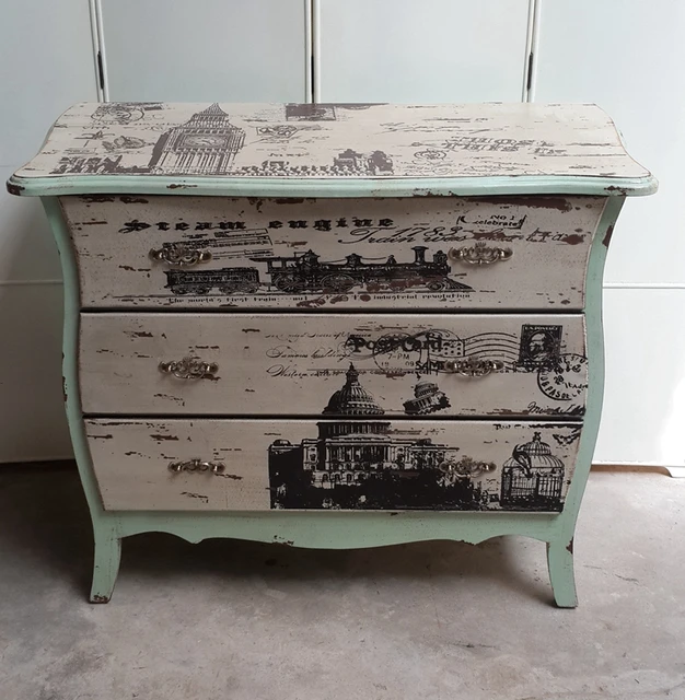 Past Painted Furniture Ikea Simple European Style Retro 3 Past Painted Furniture Ikea Simple European Style Retro 3 Drawers Cabinet Hall Lockers Entrance