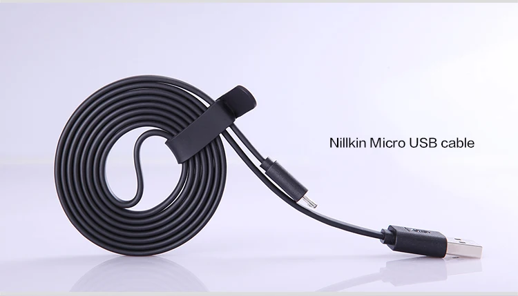 Nillkin Micro USB кабель 2A быстрое зарядное устройство кабель для зарядки данных для samsung/sony/MEIZU/huawei/Xiaomi mi6 Android планшет кабель 120 см - Цвет: Черный