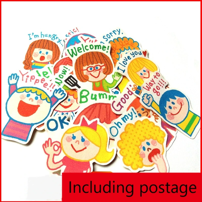 

24 pcs Baby Graffiti personalized scrapbook Stickers scrapbooking material personalized sticker happy planner decoration craft
