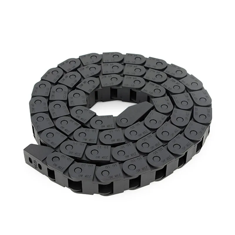 

SULEVE New 10 x 10mm 10*10mm L1000mm Nylon Plastic Cable Drag Chain Wire Carrier for CNC Router Machine Tools