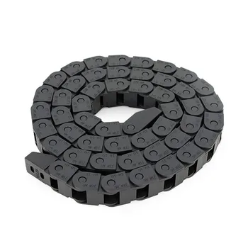 

SULEVE New 10 x 10mm 10*10mm L1000mm Nylon Plastic Cable Drag Chain Wire Carrier for CNC Router Machine Tools