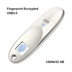 DM PD062 USB флеш-накопитель с 32 Гб отпечатков пальцев зашифрованный Usb флешка 64 Гб usb 3,0 флеш-накопитель безопасности 128 ГБ Флешка диск памяти