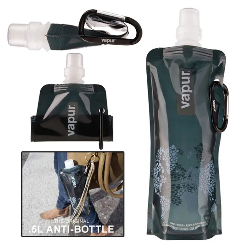 Plastic Water Bags For Drinking Bpa Free Drink Bag Foldable Adult Sports Water Bottle Travel