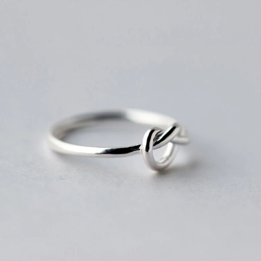 QIMING серебряные минималистичные кольца с сердечками для женщин, женские корейские ювелирные изделия, кольцо на палец, подарок на день рождения для девушек и женщин