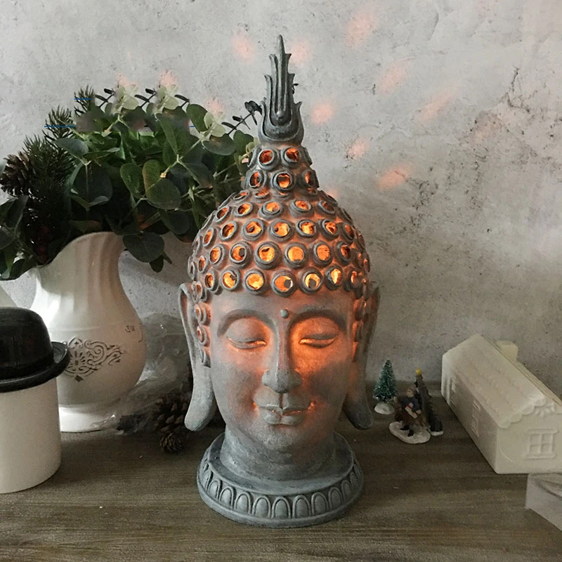

Southeast Asian Imitation Stone Sakyamuni Buddha Statue Vintage Buddha Statue Meditation Buddha Statue Garden Decoration Statue