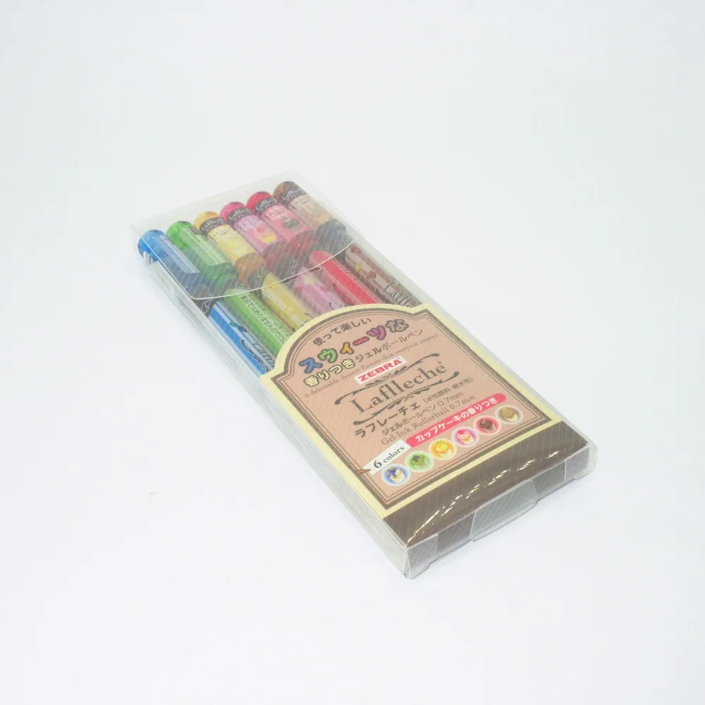 

Zebra SARASA JJ41 Laflleche 0.7 mm Colorful Gel Ink Pen Set Flavors Pens with Favorite Smell 6 Colors Japan