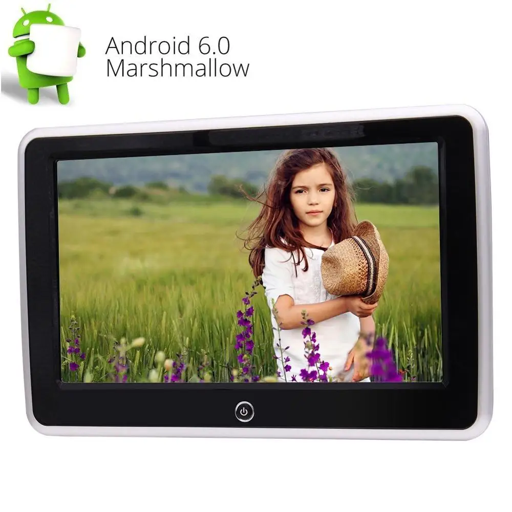 

10.1'' Android6.0 HD Capacitive Touch Screen Car NO-DVD Player Headrest Monitor LCD Screen With HDMI USB SD FM IR WIFI Mirroring