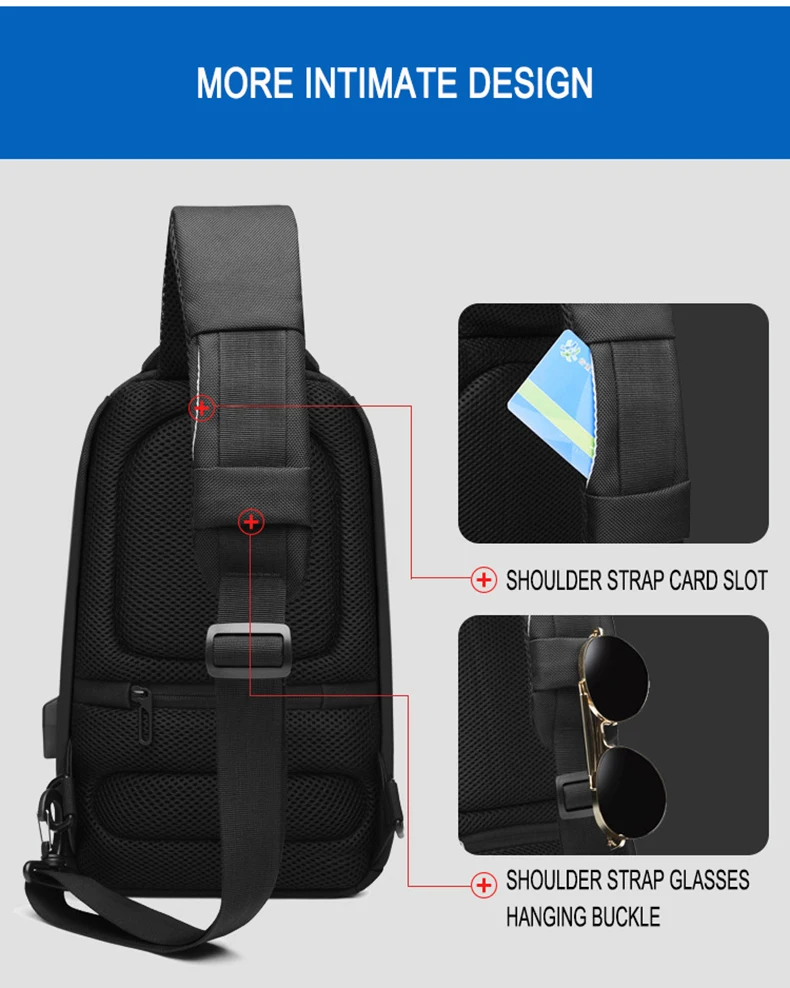 de carregamento usb viagem crossbody sacos repelente