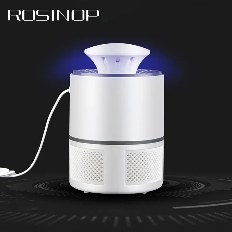 

Rosinop Home Office Gadgets USB LED Light Insect Killer Trap Mosquito Killer Lamp USB LED Bug Zapper Living Room Pest Control
