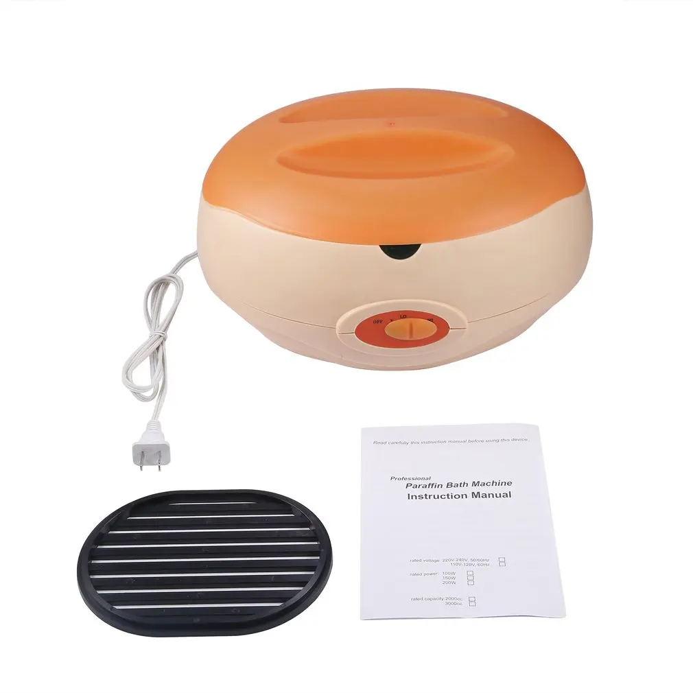 

Paraffin Therapy Bath Wax Pot Warmer Spa Heater Equipment Rechargeable Body Depilatory Hands Feet Beauty Salon Care US Plug
