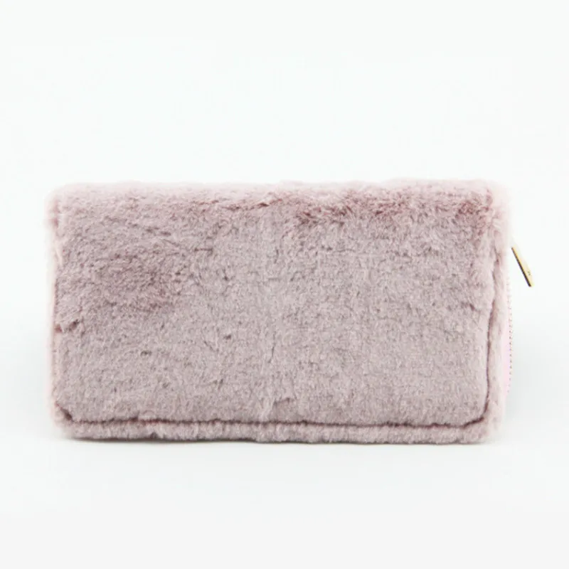 Женский и мужской кошелек длинный велюровый дизайнерский на молнии