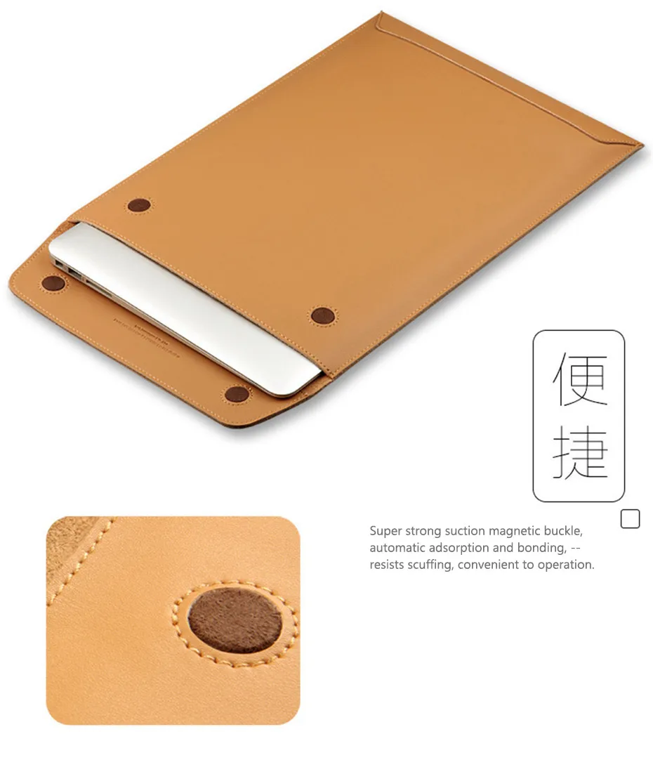 Чехол для ноутбука из натуральной кожи для Macbook Pro 13,3 15,4 retina 13 15, чехол для ноутбука, для Macbook Air 11,6 12