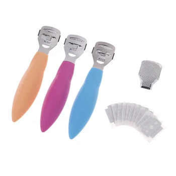 

Foot Shaver Blades Set One Set Foot Care Pedicure Machine Hard Skin Cutter Cuticle Remover Shaver+10