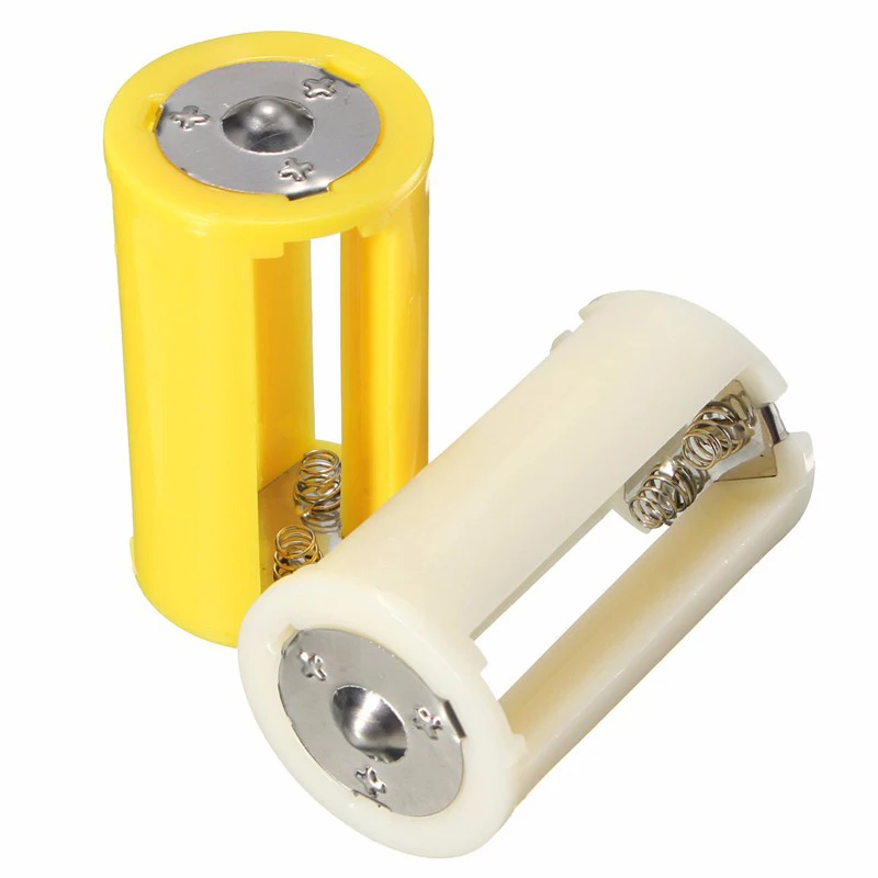 10 pcs/ lot High Quality AA To D Size Battery Converter Holder Adapter