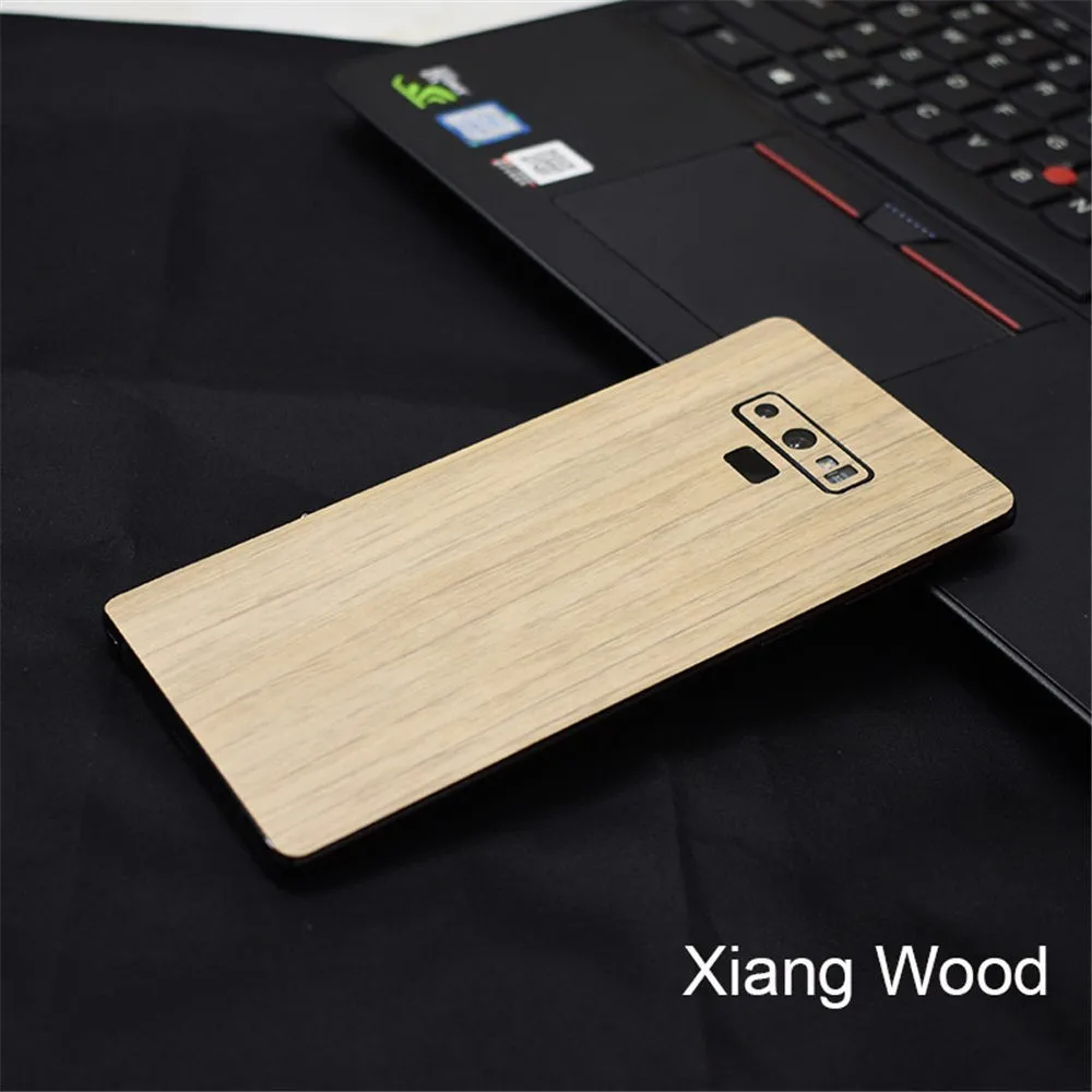 Back Cover Film For Samsung Galaxy Note 9 8 LeatherCarbon FiberWood Skins Protective Sticker For Samsung S9 S8 Plus Note 9 8 (11)