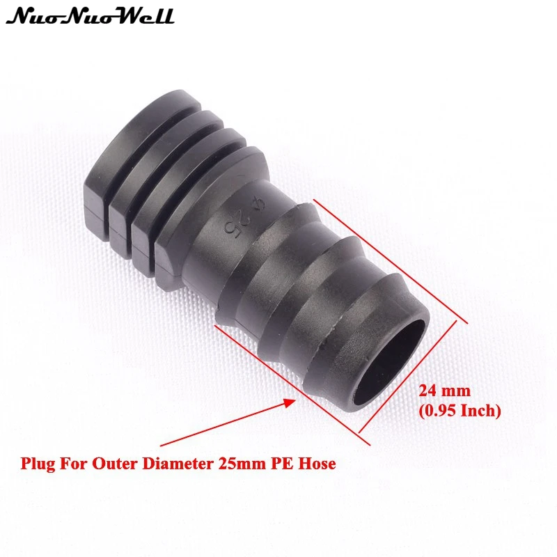 10pcs 1" 25mm Barbed Hose End Cap High Quality Agriculture Garden Drip