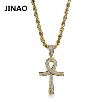 ICED EGYPTIAN CROSS NECKLACE That Ankh Life Jewelry Necklaces