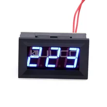 5 шт./лот цифровой тестер 0,5" синий светодиодный дисплей измеритель напряжения переменного тока 75~ 300 в цифровой вольтметр переменного тока 110/220 В монитор напряжения/тестер