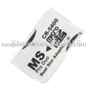 

Dual Micro SD TF to Memory Stick MS Pro Duo Adapter Suppoort CLASS10 TF CARD 4GB 8GB 16GB 32GB 64GB note: only the adapter