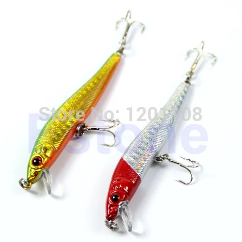 

New 10Pcs/Lot 85mm 5g SS85 Fishing Lures Crankbait Crank Bait Tackle Treble Hook