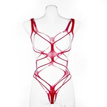 Senhoras sexy fishnet malha bodysuits magro oco bodysuits sexy bodysuits magros preto, rosa cor vermelha venda quente