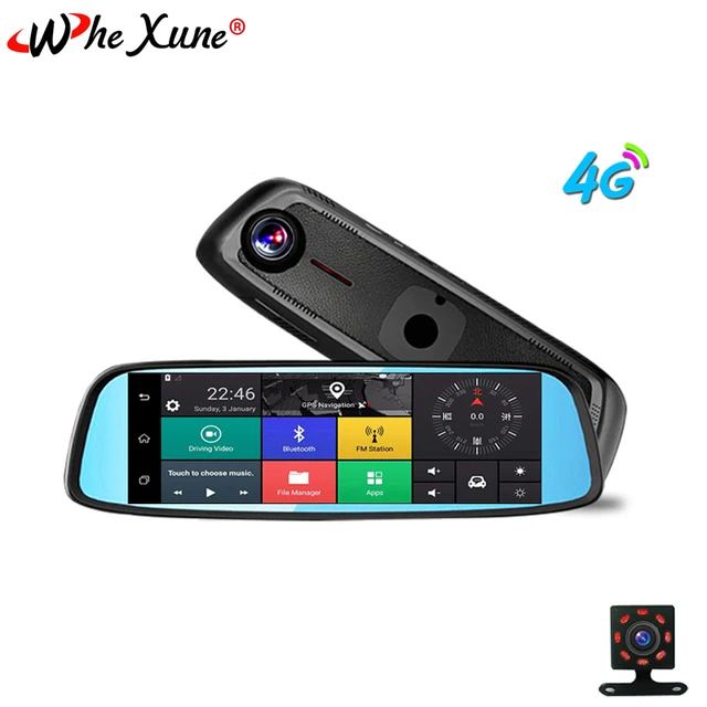 Best Price WHEXUNE Android Car DVR 4G ADAS 8 Inch Full HD 1080P Touch Rearview Mirror Dual Lens GPS Navigation Wifi Dash Cam Video Recorder Best Price WHEXUNE Android Car DVR 4G ADAS 8 Inch Full HD 1080P Touch Rearview Mirror Dual Lens GPS Navigation Wifi Dash Cam Video Recorder